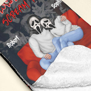 Personalized Gifts For Couple, Horror Couple Blanket 01TODC160724PA - Blanket - GoDuckee