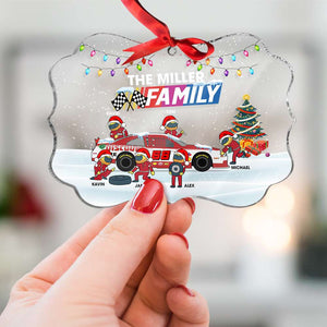 Gift For Family, Personalized Acrylic Ornament, Racing Mini Family Ornament, Christmas Gift 01BHLH130922 - Ornament - GoDuckee