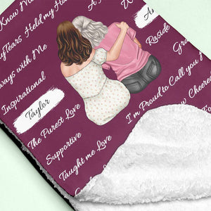 Personalized Gifts For Mom Blanket Bless To Have A Mom Like You - Blankets - GoDuckee