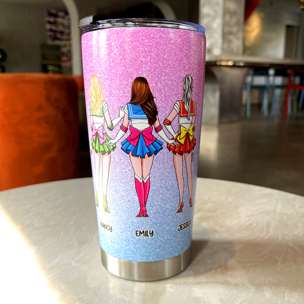 Personalized Gifts For Best Friends Tumbler Life Is Better With Besties 02htpu200224hh - Tumbler Cups - GoDuckee