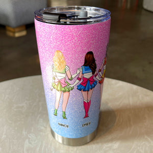 Personalized Gifts For Best Friends Tumbler Life Is Better With Besties 02htpu200224hh - Tumbler Cups - GoDuckee