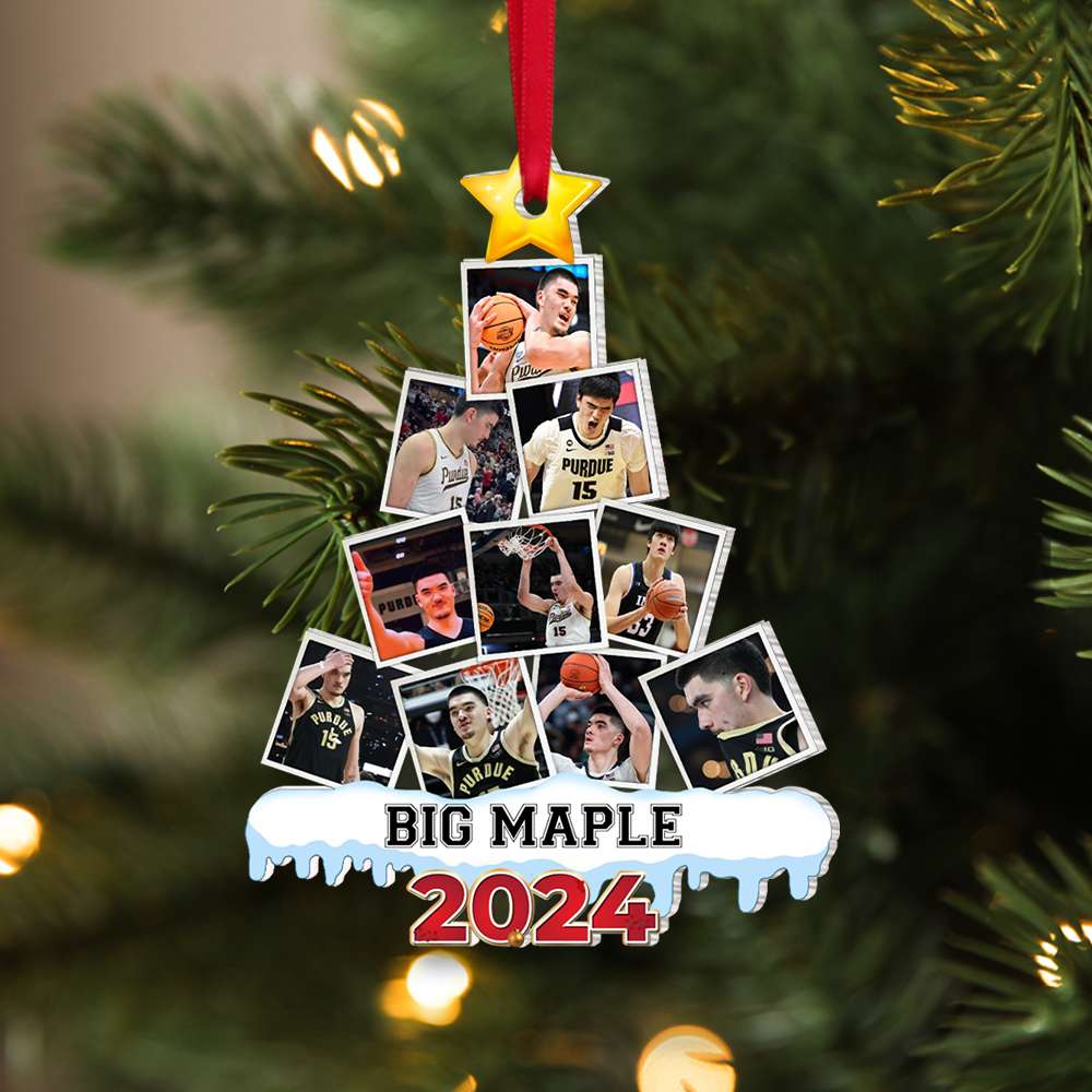 Custom Photo Christmas Gift For Basketball Fans Ornament 09TOMH120824 - Ornament - GoDuckee