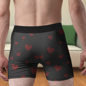 It Turns On Every Time I See Her, Men Boxer Briefs, Custom Photo Boxer, Valentine Gifts - Boxer Briefs - GoDuckee