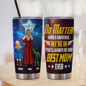 Personalized Gifts For Mom Tumbler You'll Always Be Our Best Mom Ever 06TOTN160124PA - Tumbler Cups - GoDuckee