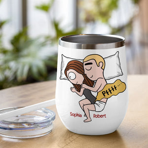 Sorry For Farting When You Spoon Me - Personalized Coffee Mug - Gifts For Couple - Funny Couple Mug - Coffee Mug - GoDuckee