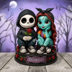 Horror Couple Plaque - Personalized Gifts For Couple 01totn020625 - Shaped Plaques - GoDuckee