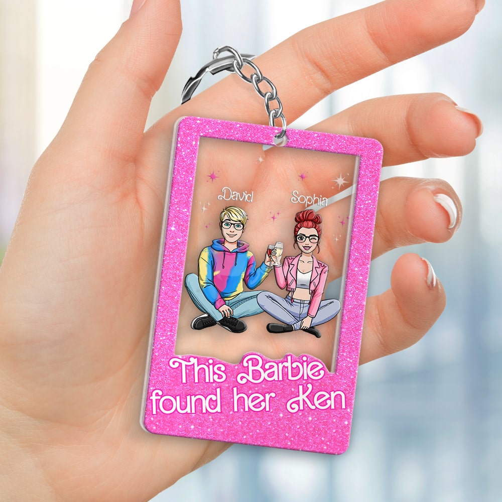 The Couple, Key Chain with Personalized Name, Valentine's Gift, Gift For Couple, 04TOPO041223HH - Keychains - GoDuckee