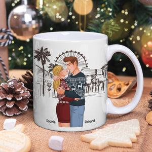 Thank You For Tolerating My Behavior-Personalized Coffee Mug- Couple Gift- Couple Coffee Mug - Coffee Mug - GoDuckee