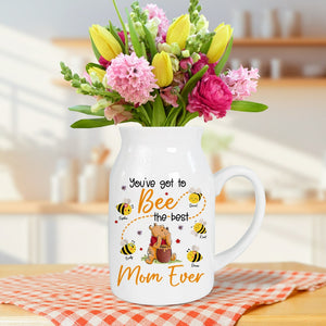 Personalized Gifts For Mom Flower Vase Best Mom Ever 02naqn050324 - Flower Vase - GoDuckee