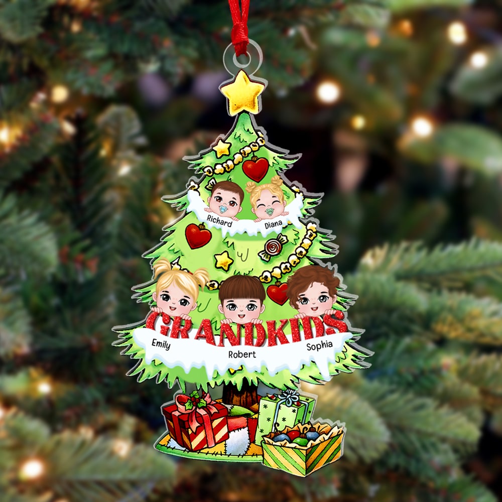 Grandkids-Personalized Acrylic Ornament PW17-AONMT-05toqn260923hh - Ornament - GoDuckee