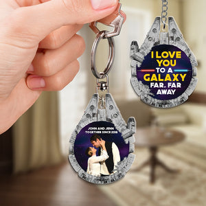 I Love You- Custom Photo Keychain PW-KCH-Gift For Galaxy Couple- 08qhqn151223hh - Keychains - GoDuckee