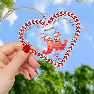 Thanks For Being My Lobster-Personalized Acrylic Ornament- Gift For Him/ Gift For Her- Christmas Gift- Lobster Couple Ornament - Ornament - GoDuckee