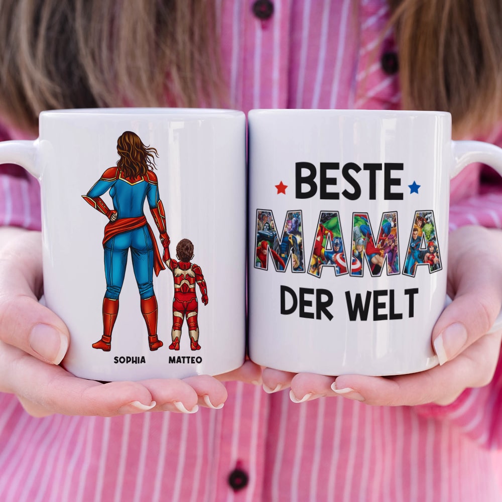 Personalisierte Tasse Beste Mama Der Welt Muttertagsgeschenke-011qhqn041223tm-tasse1 - Coffee Mug - GoDuckee