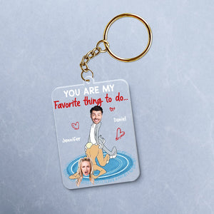 Custom Photo Gifts For Couple Keychain You Are My Favorite 041ohqn290124 - Keychains - GoDuckee