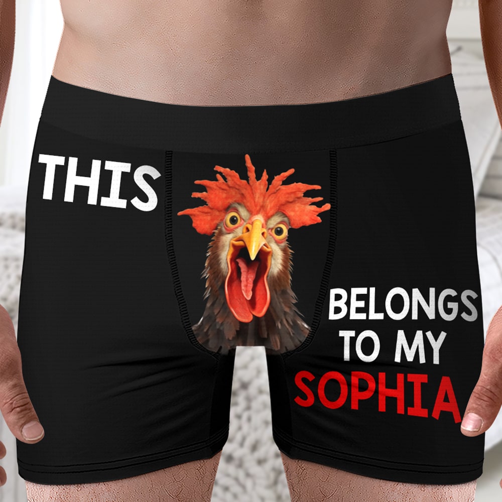 Personalized 3D Printed Boxer Panty Shorts For Men Funny Face