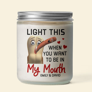 Personalized Gifts For Couple Scented Candle In My Mouth 07ohqn290124 - Scented Candle - GoDuckee