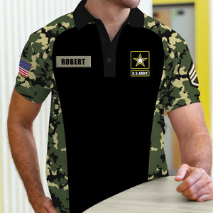Personalized Gifts For Veteran 3D Polo Shirt 06acqn030724 - 3D Shirts - GoDuckee