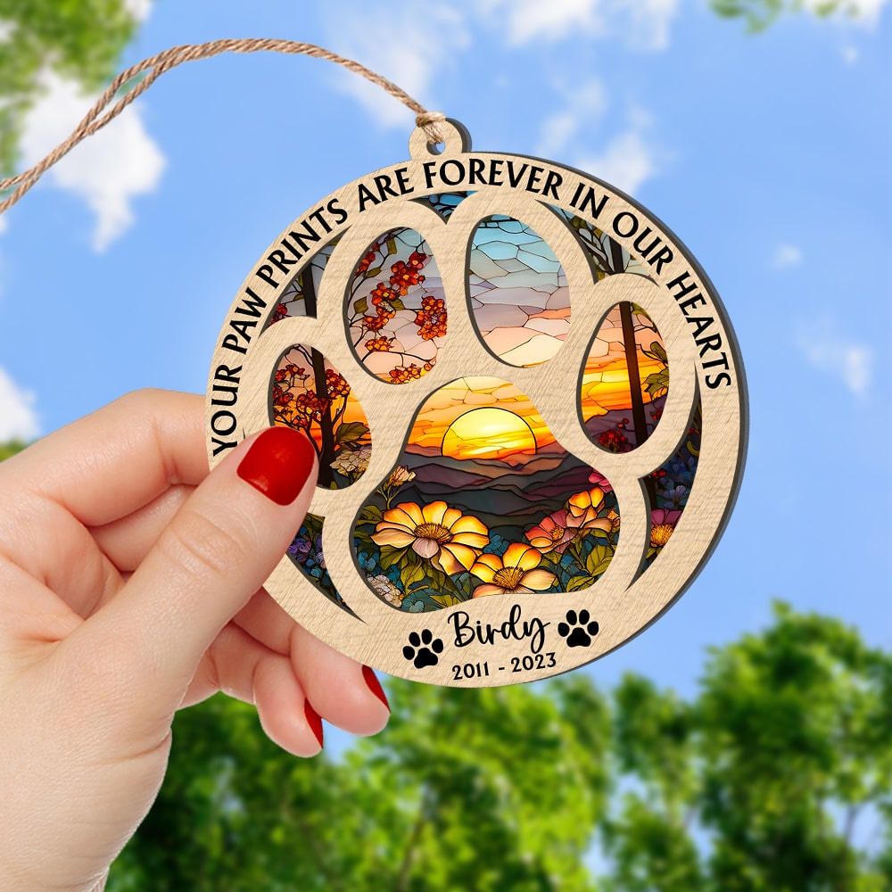 Pet Heaven, Suncatcher Ornament, Christmas Gifts For Pet Lover - Ornament - GoDuckee