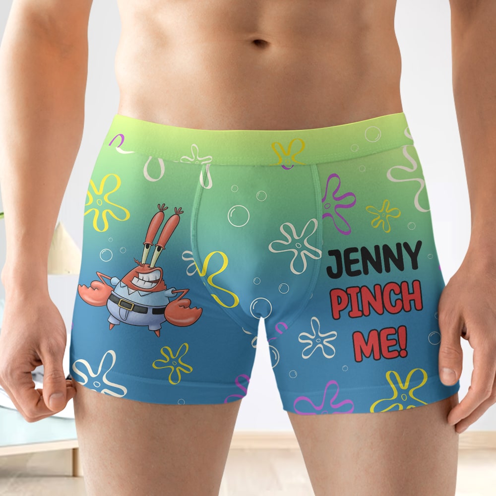 Personalized Gifts For Him Men's Boxers Pinch Me 01QHTN290124