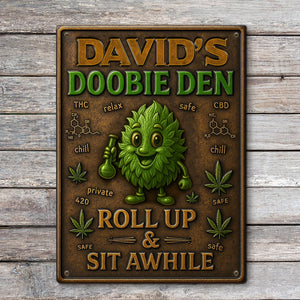 Green Stuff Metal Sign - Personalized Gifts For Smokers 02totn290525 - Metal Signs - GoDuckee