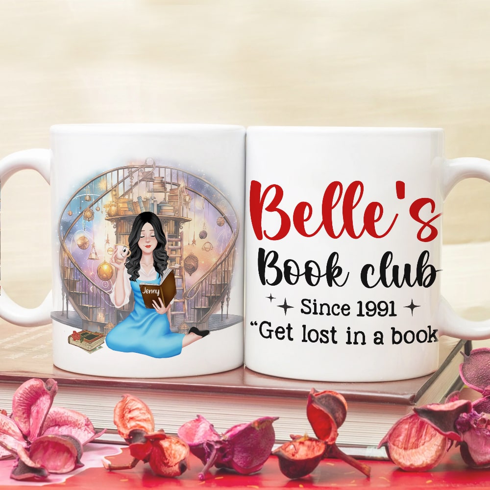 Get Lost in a Book, Personalized Coffee Mug, Gifts For Book Lovers, 01QHTN301123PA - Coffee Mug - GoDuckee