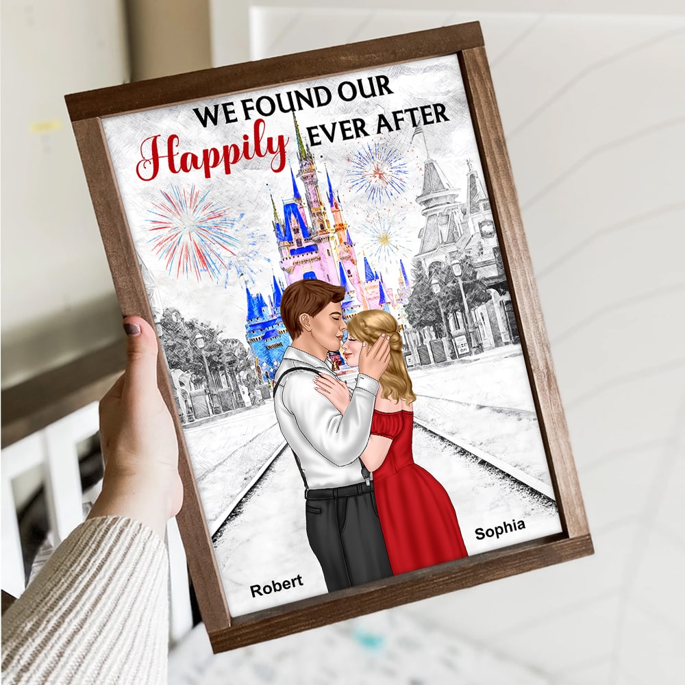 We Found Our Happily Ever After -Personalized Canvas Print-Gift For Him/ Gift For Her- Couple Canvas Print-06naqn110823tm - Poster & Canvas - GoDuckee