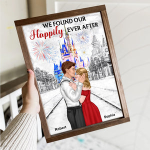 We Found Our Happily Ever After -Personalized Canvas Print-Gift For Him/ Gift For Her- Couple Canvas Print-06naqn110823tm - Poster & Canvas - GoDuckee