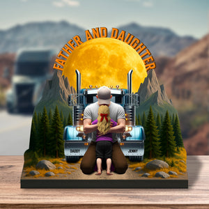 Dad Truck Plaque - Personalized Gifts For Dad 04ohtn210525 - Shaped Plaques - GoDuckee