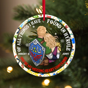 Couple, All Things, Personalized Ornament, Christmas Gifts For Couple, 02NAPO260923HH - Ornament - GoDuckee