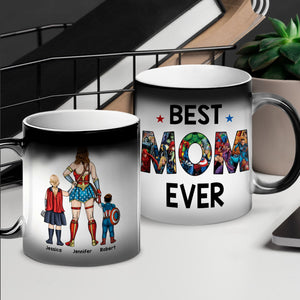 Personalized Gifts For Mom Coffee Mug Happy Best Mom Ever 011QHQN290324PA - Coffee Mugs - GoDuckee