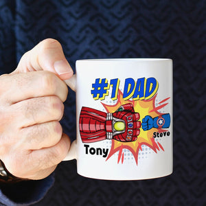 Daddy, Best Dad Ever, Personalized Mug, Gifts For Dad, 03DNPO220523HA - Coffee Mug - GoDuckee