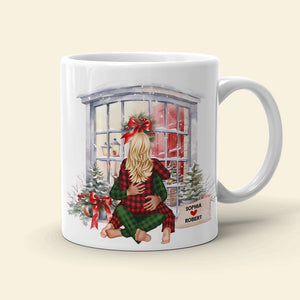 Couple, Nobody Can Touch, Personalized Mug, Christmas Gifts For Couple - Coffee Mug - GoDuckee