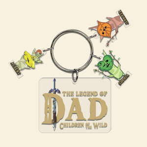 Personalized Gifts For Dad Keychain 03naqn240524 Father's Day - Keychains - GoDuckee