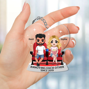 Annoying Each Other-Personalized Keychain-03naqn110823hh - Keychains - GoDuckee