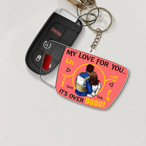 My Love For You- 01dnqn240623hh Personalized Keychain - Keychains - GoDuckee