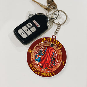 Dad- PW-KCH- 06qhqn050523tm Personalized Keychain SPHRD - Keychains - GoDuckee