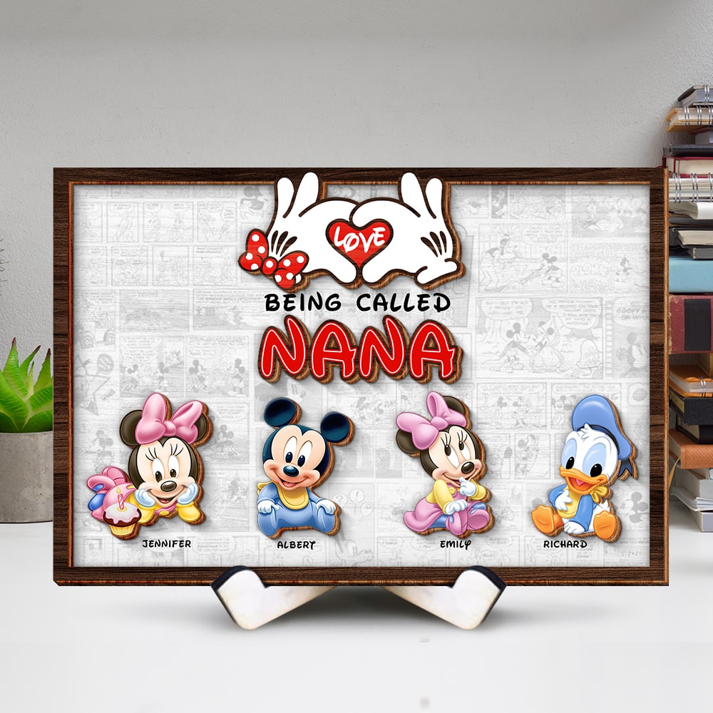 Personalized Gifts For Grandma Wood Sign 01ohqn090424 - Wood Signs - GoDuckee