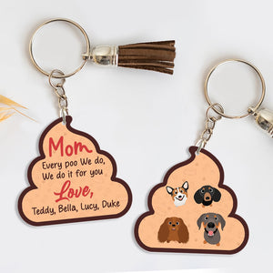 Personalized Gifts For Dog Mom Keychain We Do It For You - Keychains - GoDuckee