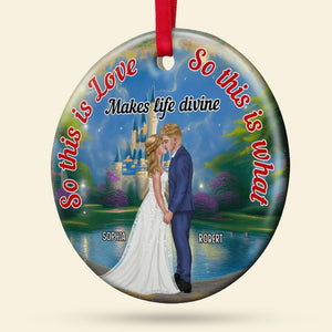 Couple, This Is Love, Personalized Ornament, Christmas Gifts For Couple, 03OHPO031123PA - Ornament - GoDuckee