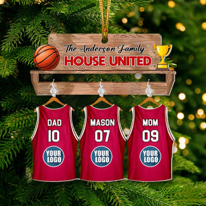 Personalized Gifts For Basketball-Loving Family Christmas Ornament 02humh141024 - Ornament - GoDuckee