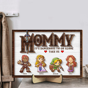 Personalized Gifts For Mom Wood Sign Mommy Take Us 05naqn220324 - Wood Signs - GoDuckee