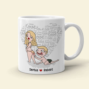 Best Bum Ever, Personalized Couple Mug, Gift For Couple - Coffee Mug - GoDuckee