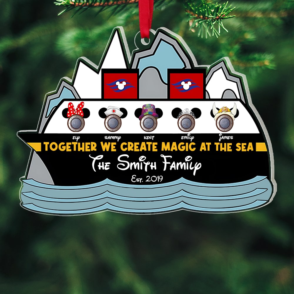 Together We Create Magic At The Sea, Personalized 02OHPU261023 Ornament - Ornament - GoDuckee