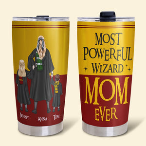 Personalized Gifts For Mom Tumbler Most Powerful Wizard Mom Ever 01ohtn270224tm Mother's Day Gifts - Tumbler Cups - GoDuckee