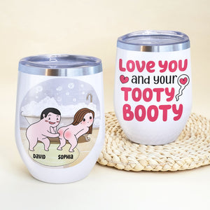 Love You And Your Tooty Booty-Gift For Couple-Personalized Coffee Mug-Funny Couple - Coffee Mug - GoDuckee