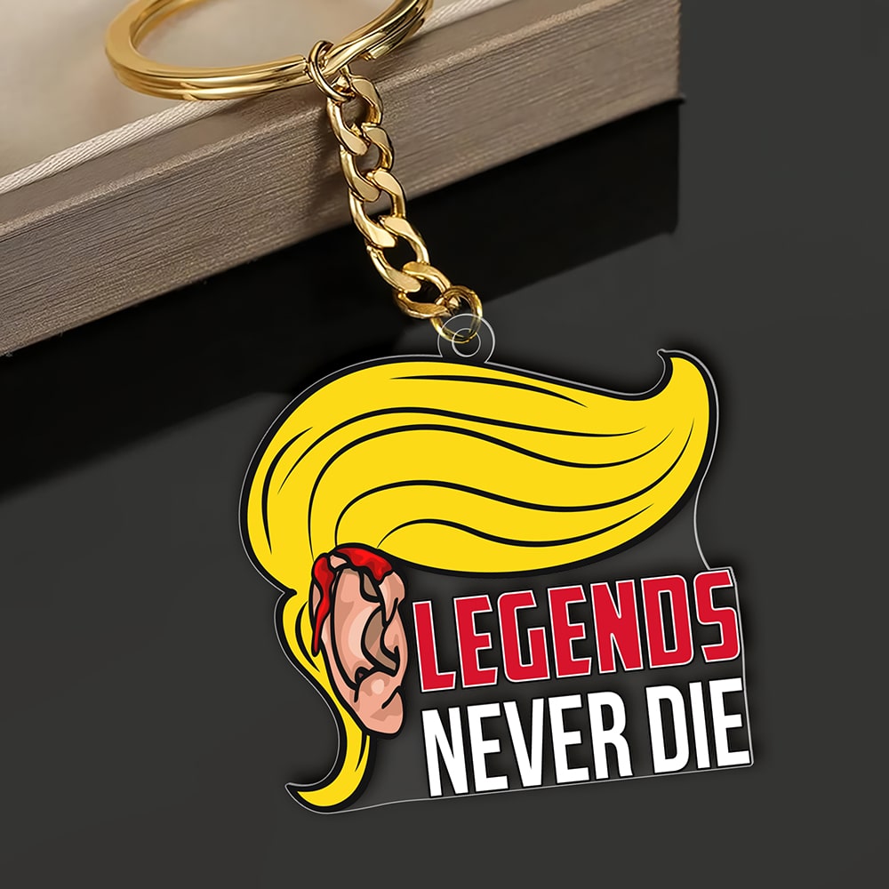 Legends Never Die Keychain 01qnqn190724 - Keychains - GoDuckee