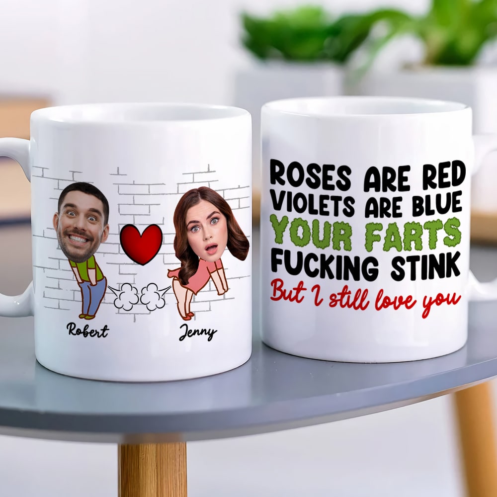 I Adore You, Couple Gift, Personalized Mug, Christmas Funny Couple Mug -  GoDuckee