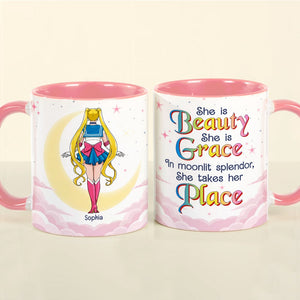 Personalized Gifts For Cartoon Lovers Coffee Mug She Takes Her Place 02toqn020324hh - Coffee Mugs - GoDuckee