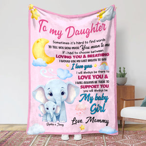 Kid, To My Daughter, Personalized Blanket, Gifts For Kids - Blanket - GoDuckee