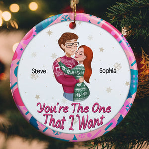 Couple, You are the one, Personalized Ornament, Christmas Gifts For Couple - Ornament - GoDuckee